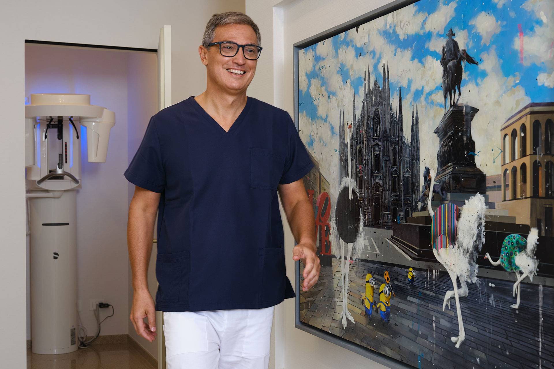 Dr. Marco Toia at the Dental Practice in Milan - VERCELLI 42